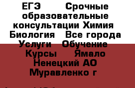 ЕГЭ-2021! Срочные образовательные консультации Химия, Биология - Все города Услуги » Обучение. Курсы   . Ямало-Ненецкий АО,Муравленко г.